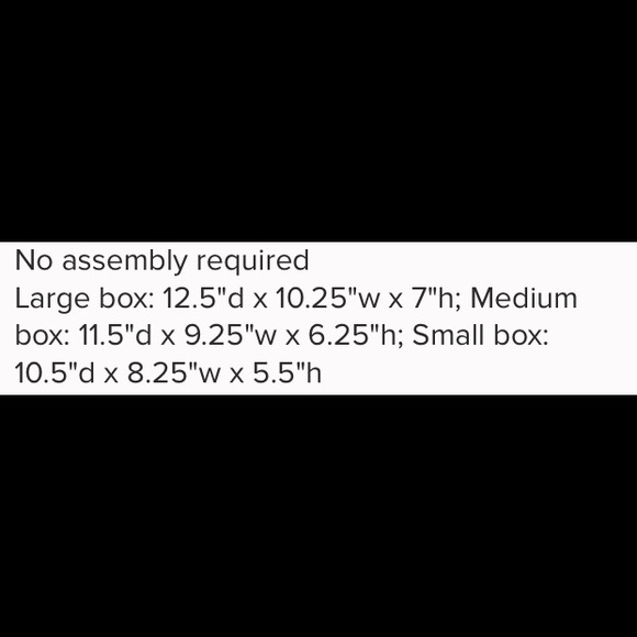 Kate spade nesting boxes scattered dots set - Picture 5 of 5